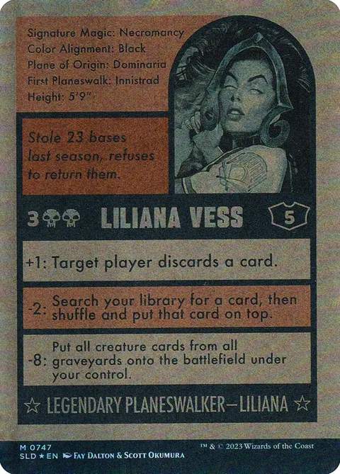 Liliana Vess – Rückseite