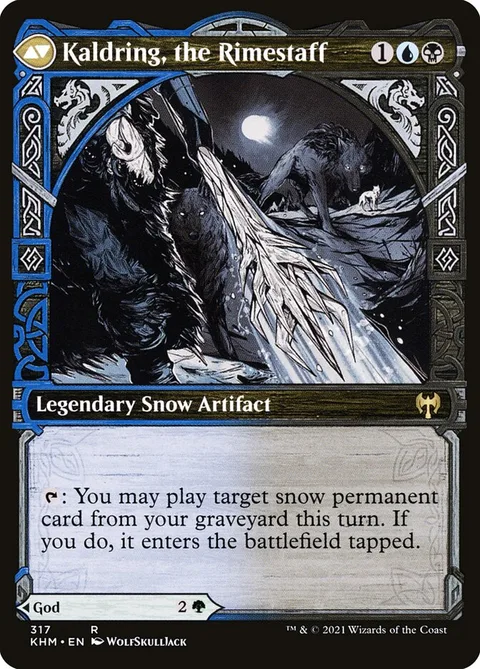 Jorn, God of Winter // Kaldring, the Rimestaff – Rückseite