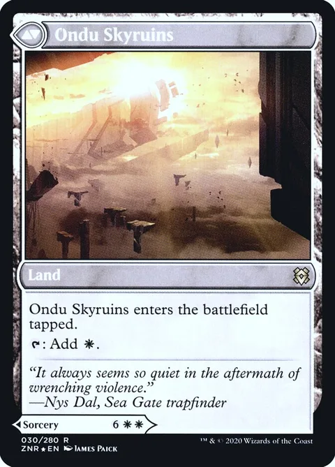 Ondu Inversion // Ondu Skyruins – Rückseite