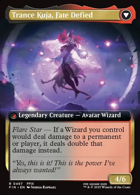 Kuja, Genome Sorcerer // Trance Kuja, Fate Defied – Rückseite