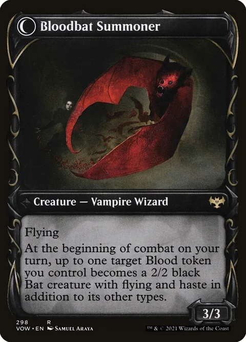 Voldaren Bloodcaster // Bloodbat Summoner – Rückseite