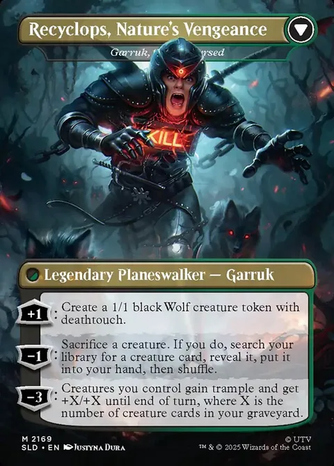 Garruk Relentless / Garruk, the Veil-Cursed – Rückseite