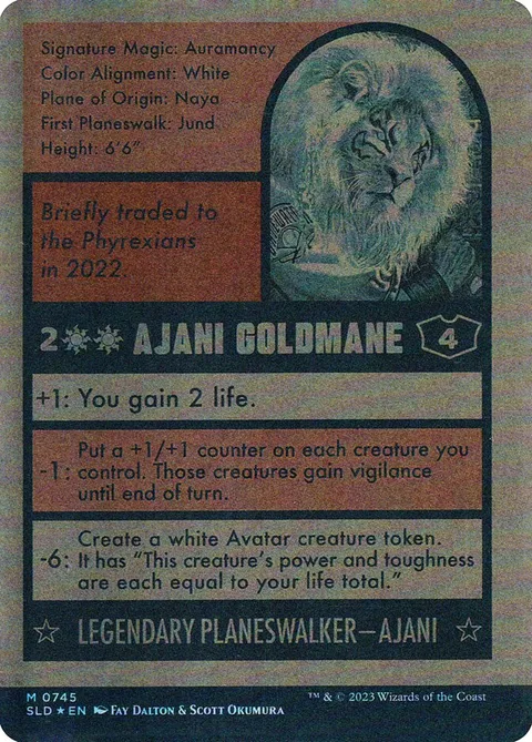 Ajani Goldmane – Rückseite