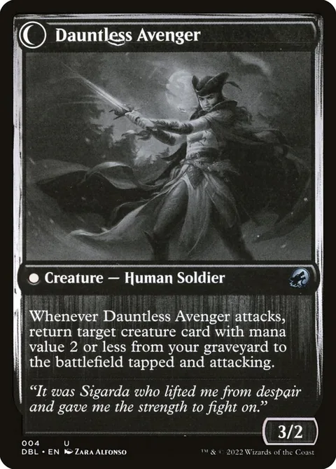 Bereaved Survivor // Dauntless Avenger – Rückseite
