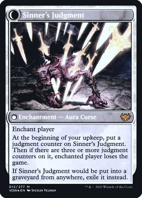 Faithbound Judge // Sinner's Judgment – Rückseite