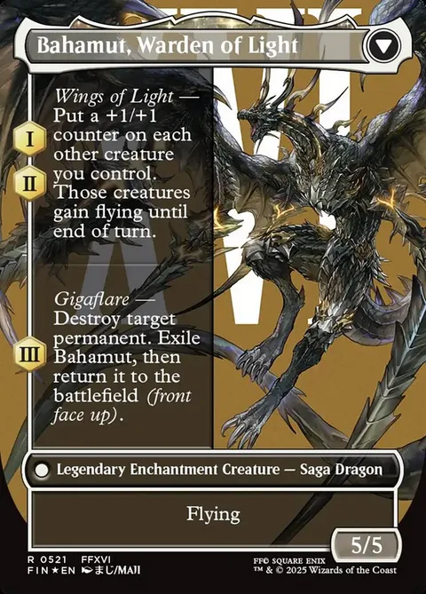Dion, Bahamut's Dominant // Bahamut, Warden of Light – Rückseite