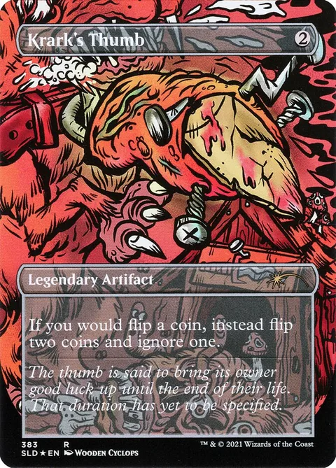 Krark's Thumb – Rückseite