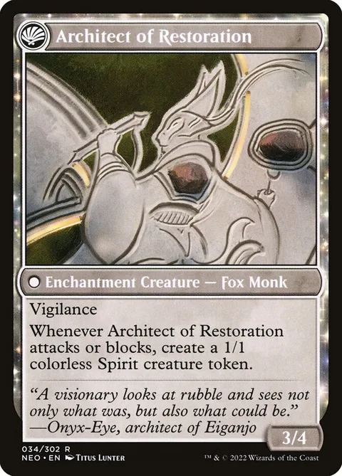 The Restoration of Eiganjo // Architect of Restoration – Rückseite