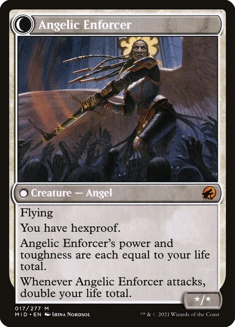 Enduring Angel // Angelic Enforcer – 裏面