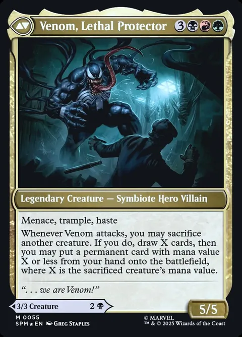 Eddie Brock // Venom, Lethal Protector – Rückseite