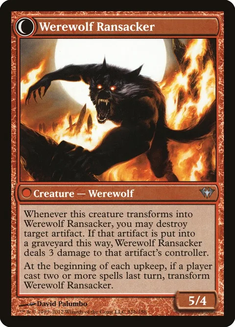 Afflicted Deserter / Werewolf Ransacker – Rückseite