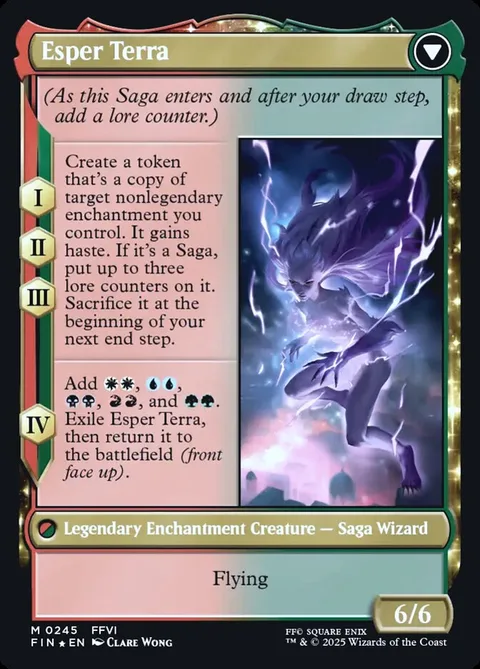 Terra, Magical Adept // Esper Terra – Rückseite