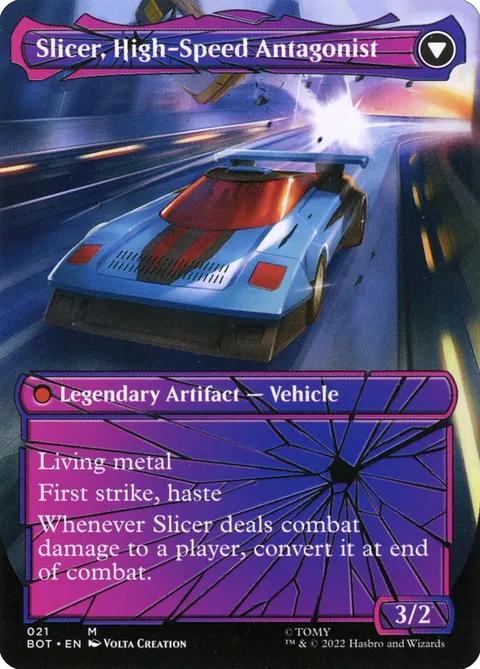 Slicer, Hired Muscle // Slicer, High-Speed Antagonist – Rückseite