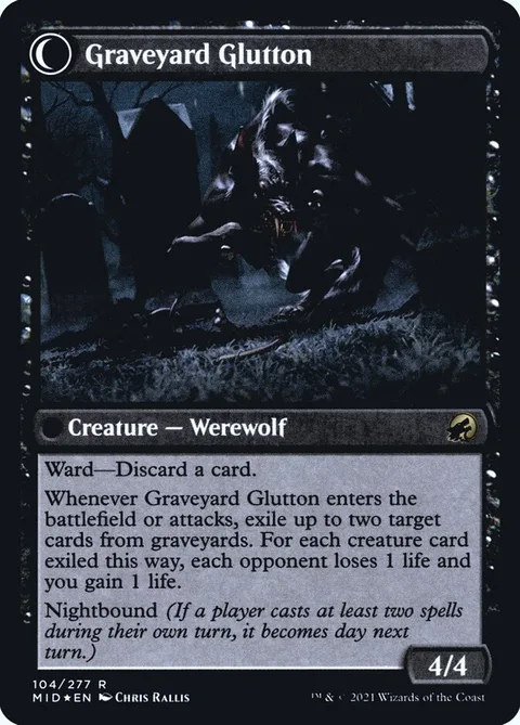 Graveyard Trespasser // Graveyard Glutton – Rückseite