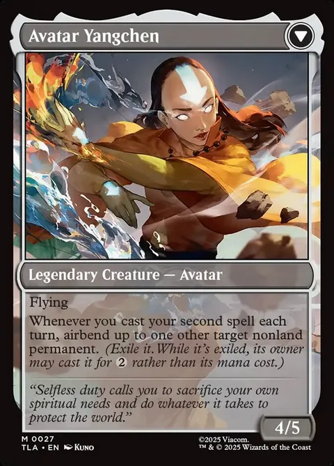 The Legend of Yangchen // Avatar Yangchen – Rückseite