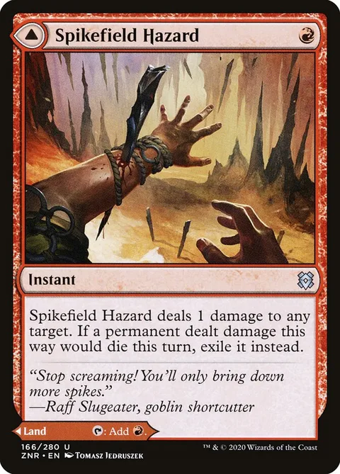 Spikefield Hazard // Spikefield Cave – Vorderseite