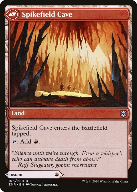Spikefield Hazard // Spikefield Cave – Rückseite