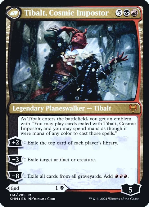 Valki, God of Lies // Tibalt, Cosmic Impostor – Rückseite