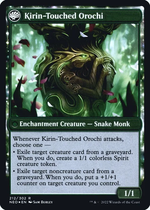 Teachings of the Kirin // Kirin-Touched Orochi – Rückseite
