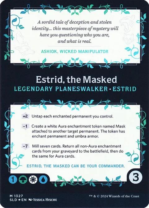 Estrid, the Masked – Rückseite