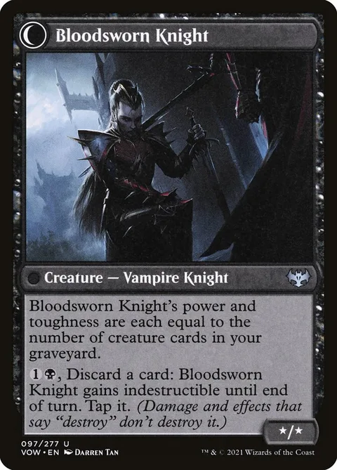 Bloodsworn Squire // Bloodsworn Knight – Rückseite