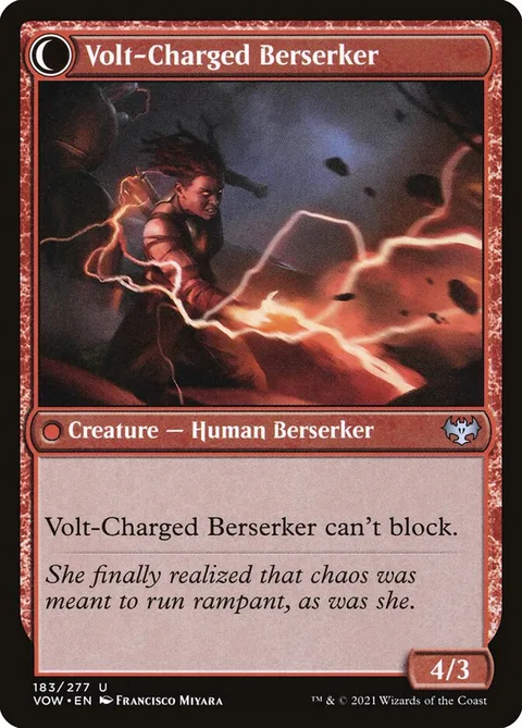 Voltaic Visionary // Volt-Charged Berserker – Rückseite