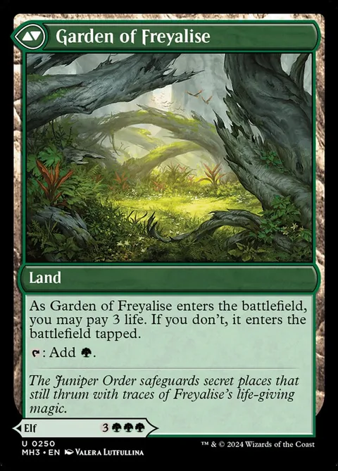 Disciple of Freyalise // Garden of Freyalise – Rückseite