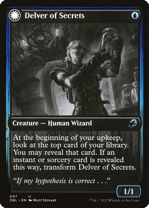 Delver of Secrets / Insectile Aberration