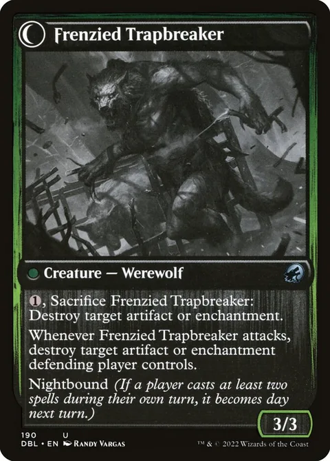 Outland Liberator // Frenzied Trapbreaker – Rückseite