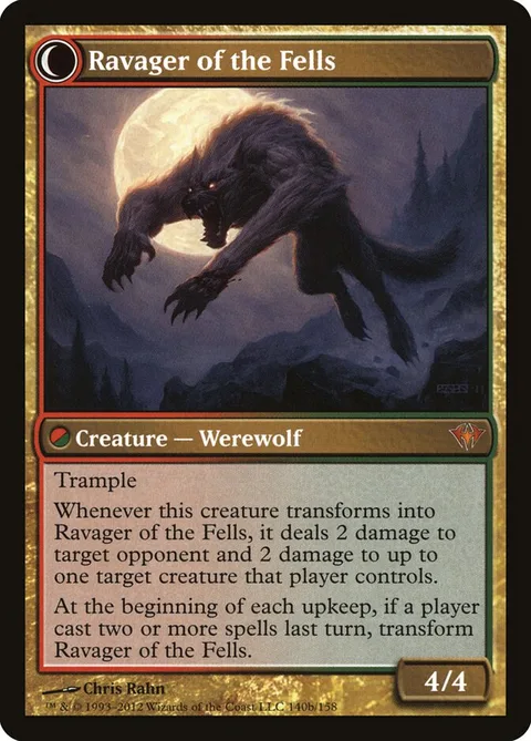 Huntmaster of the Fells / Ravager of the Fells – Rückseite