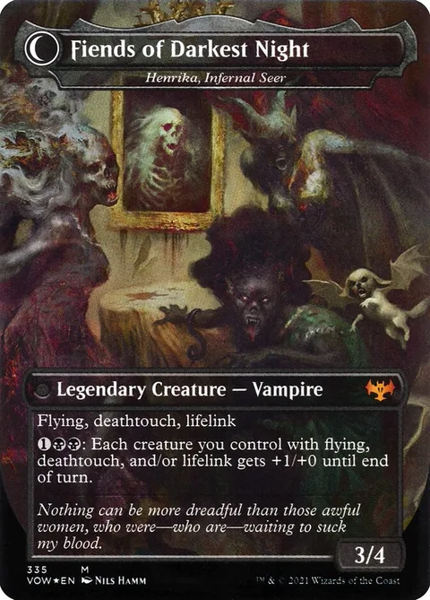 Henrika Domnathi // Henrika, Infernal Seer – Rückseite