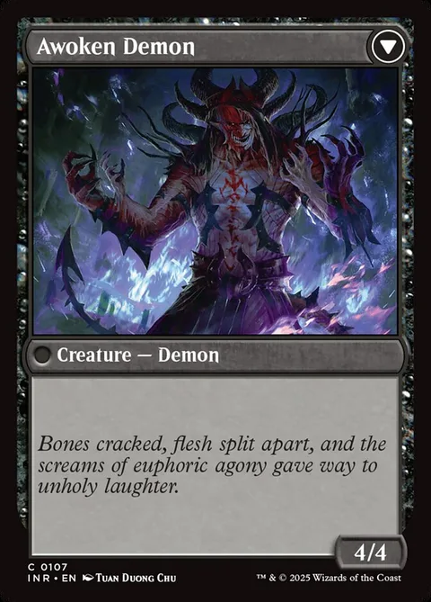 Ecstatic Awakener // Awoken Demon – Rückseite