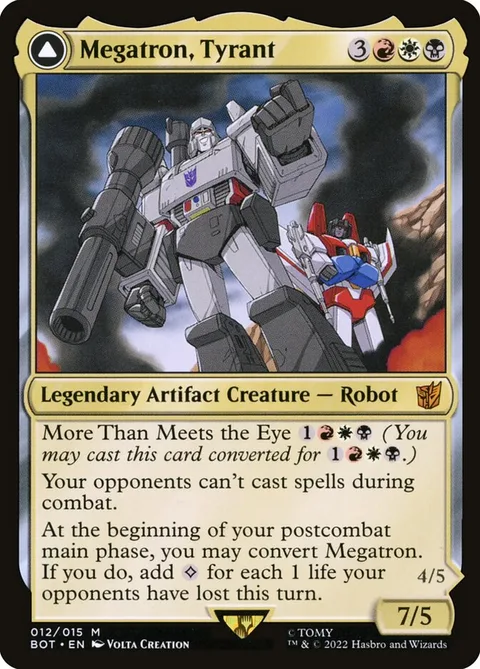 Megatron, Tyrant // Megatron, Destructive Force – Vorderseite