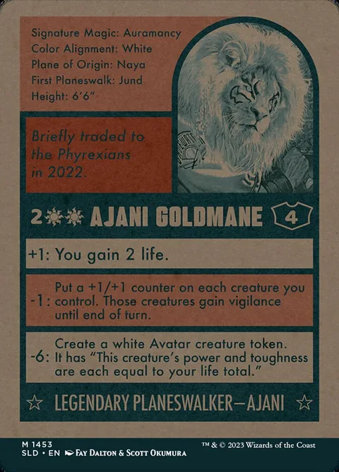Ajani Goldmane – Rückseite