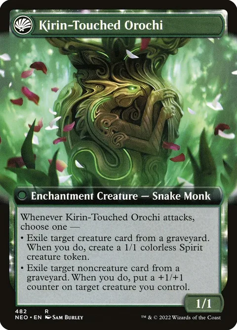 Teachings of the Kirin // Kirin-Touched Orochi – Rückseite