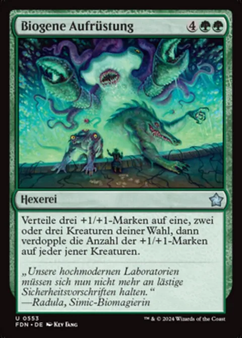Biogenic Upgrade