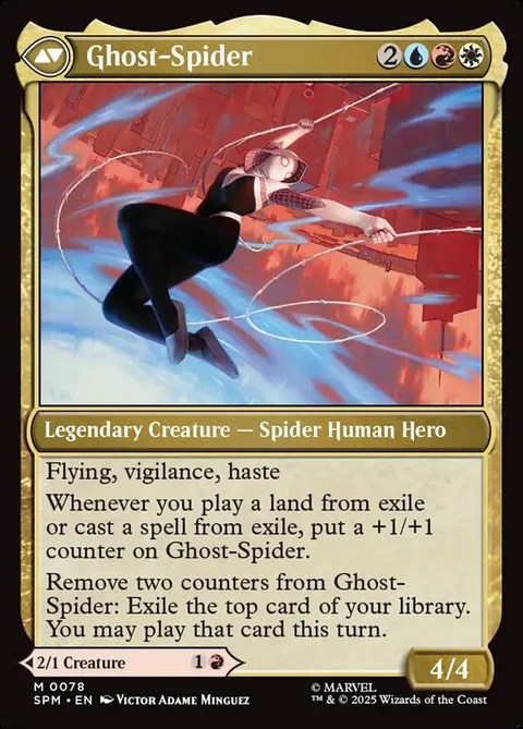 Gwen Stacy // Ghost-Spider – 裏面