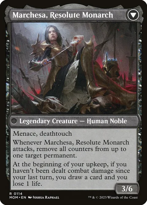 Invasion of Fiora // Marchesa, Resolute Monarch – Rückseite