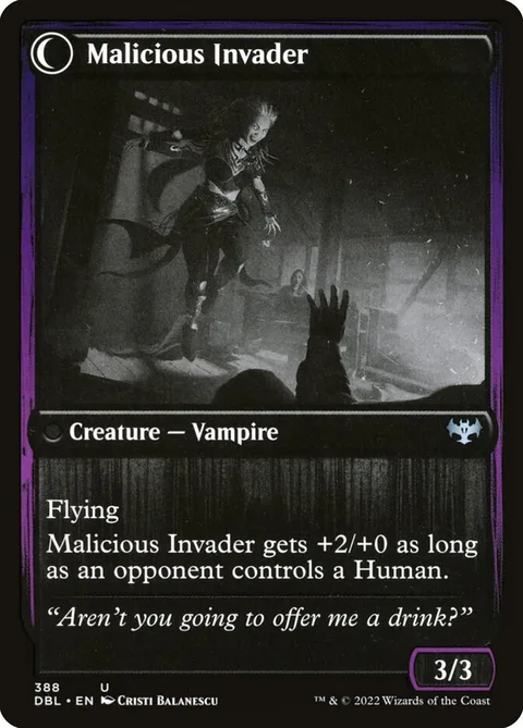 Innocent Traveler // Malicious Invader – Rückseite
