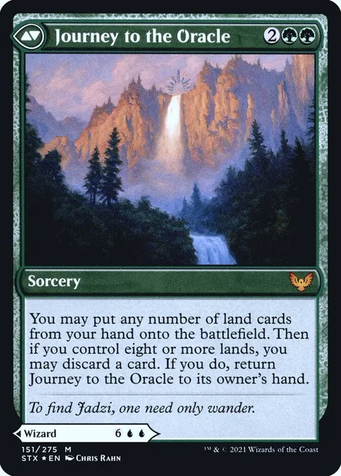 Jadzi, Oracle of Arcavios // Journey to the Oracle – Rückseite