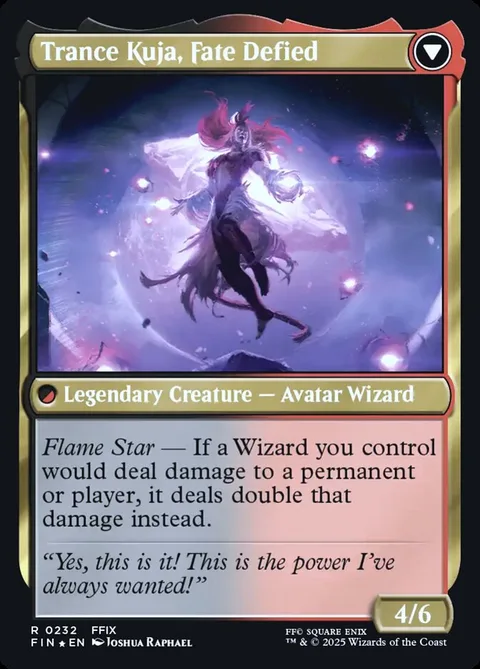 Kuja, Genome Sorcerer // Trance Kuja, Fate Defied – Rückseite