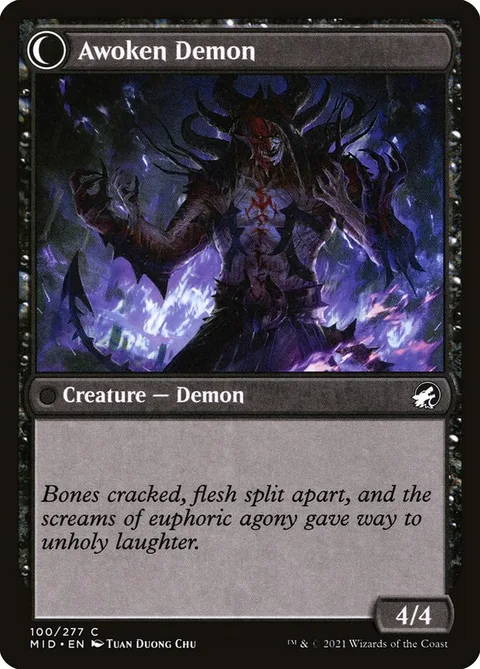 Ecstatic Awakener // Awoken Demon – Rückseite