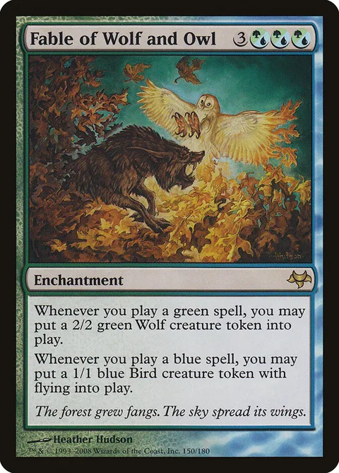 Fable of Wolf and Owl