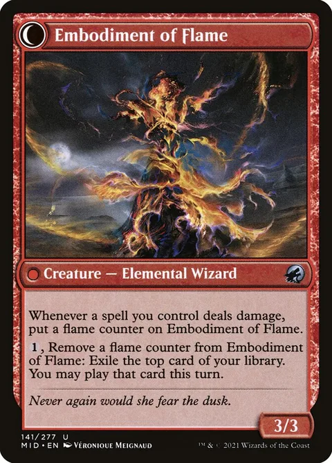 Flame Channeler // Embodiment of Flame – Rückseite