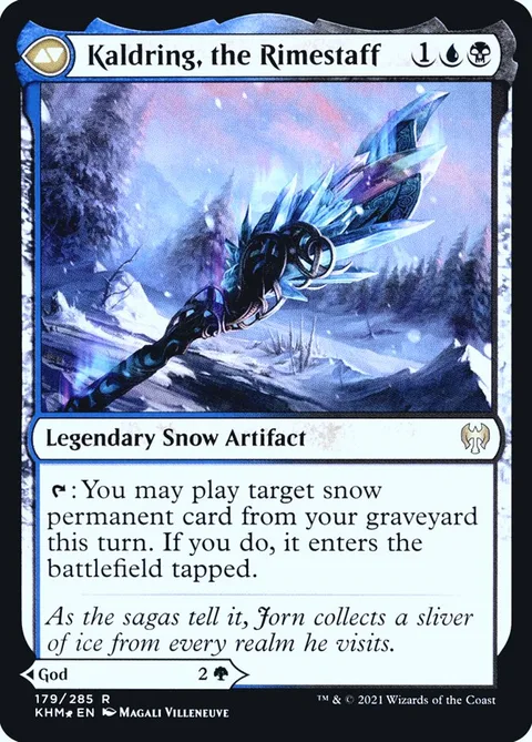 Jorn, God of Winter // Kaldring, the Rimestaff – Rückseite