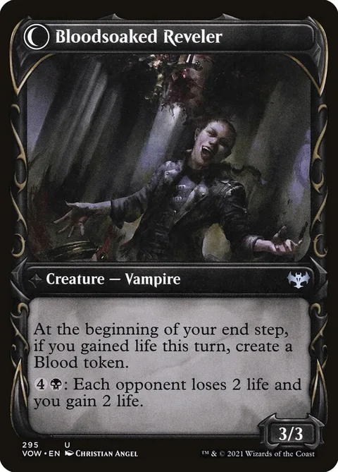 Restless Bloodseeker // Bloodsoaked Reveler – Rückseite