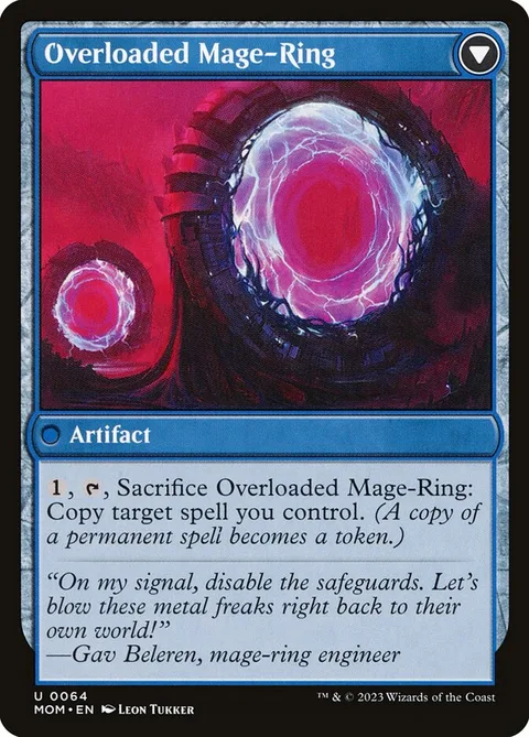 Invasion of Vryn // Overloaded Mage-Ring – Rückseite