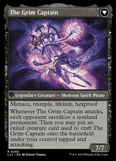 Throne of the Grim Captain // The Grim Captain – Rückseite