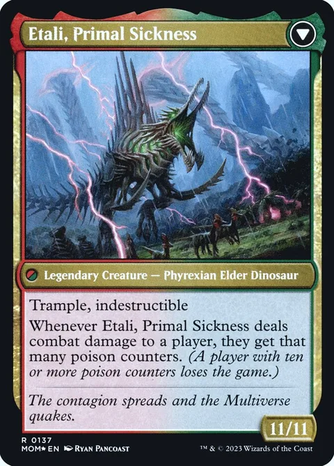 Etali, Primal Conqueror // Etali, Primal Sickness – 裏面