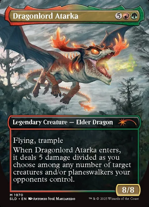 Dragonlord Atarka – Achterkant